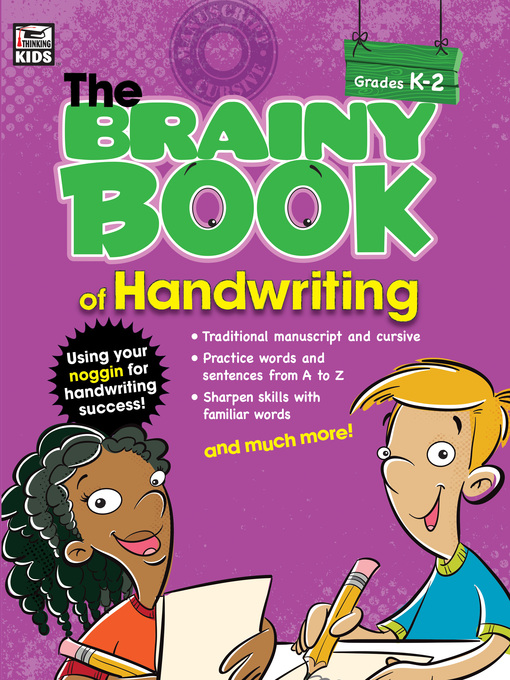 Title details for Brainy Book of Handwriting by Thinking Kids - Available